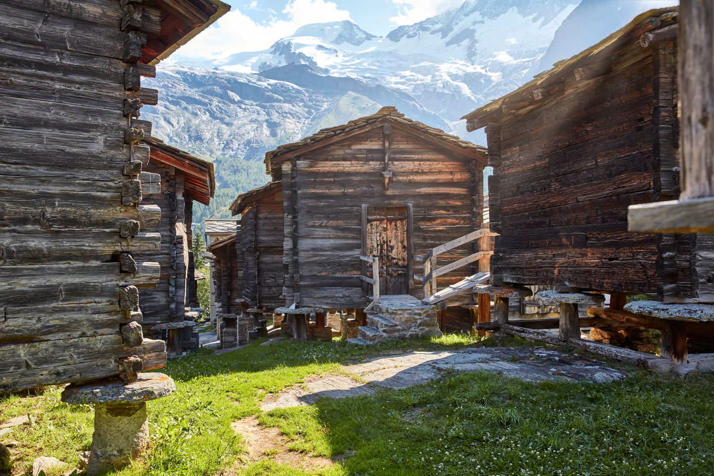 Landschaften Saas-Fee, 16.7.2019 Foxtrail Allalin Saas Fee Wallis Stadel 1