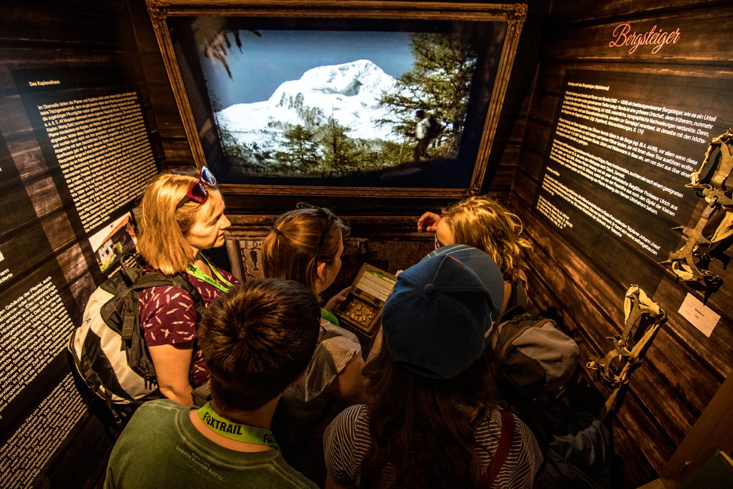 Foxtrail Allalin Winter Saas Fee Knobeln