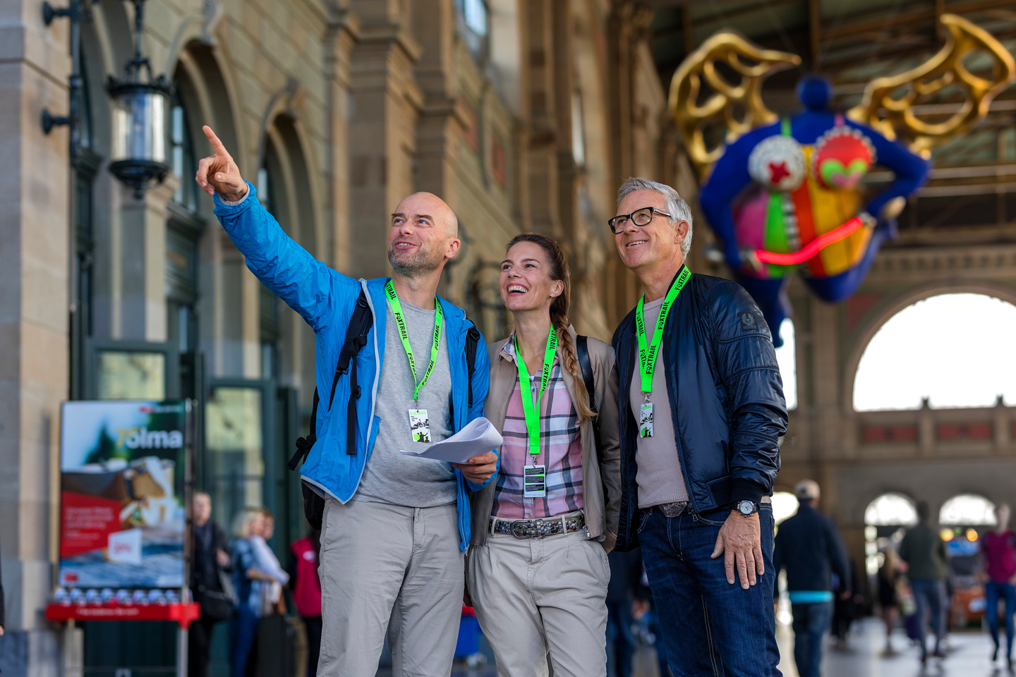 SBB Foxtrail Indoor Zürich HB, aufgenommen am 03.10.2017 Foxtrail Hauptbahnhof Zrich Teambuilding