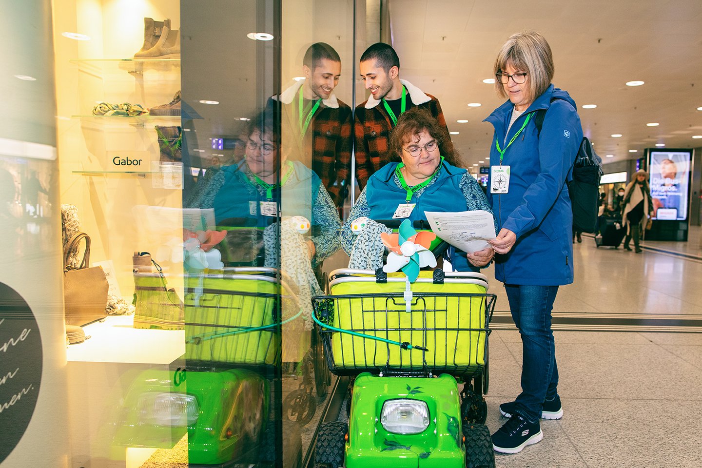 Foxtrail Hauptbahnhof Zrich rollstuhlgngig Gruppe 3