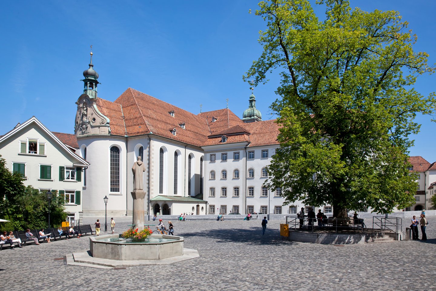Foxtrail Gallus Stadt St Gallen Ostschweiz Gallusplatz Sightseeing
