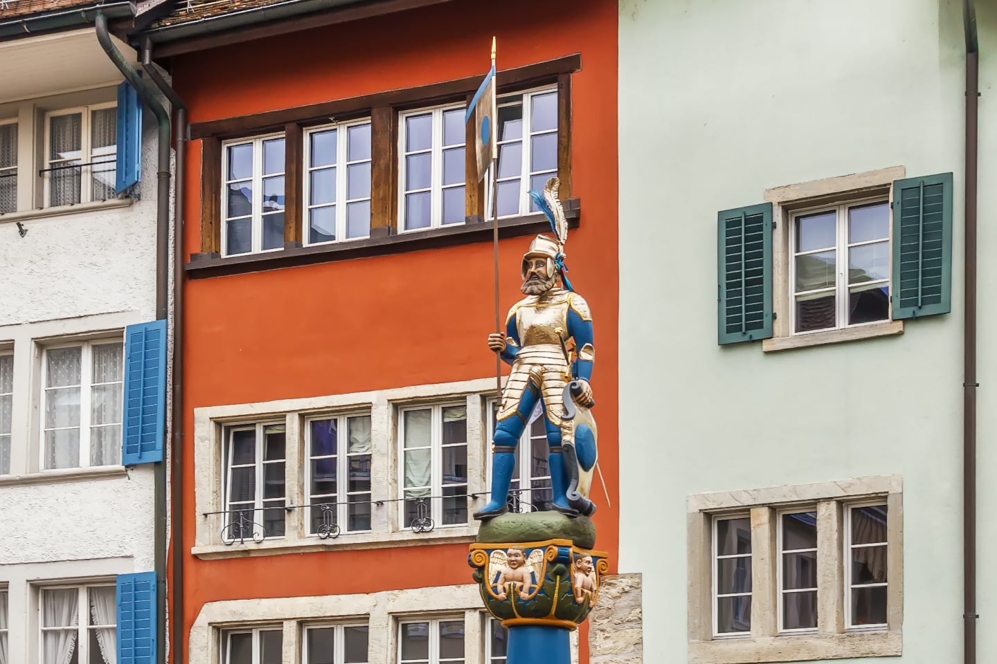 Square in Lenzburg city, Switzerland iStock 1250299696 12